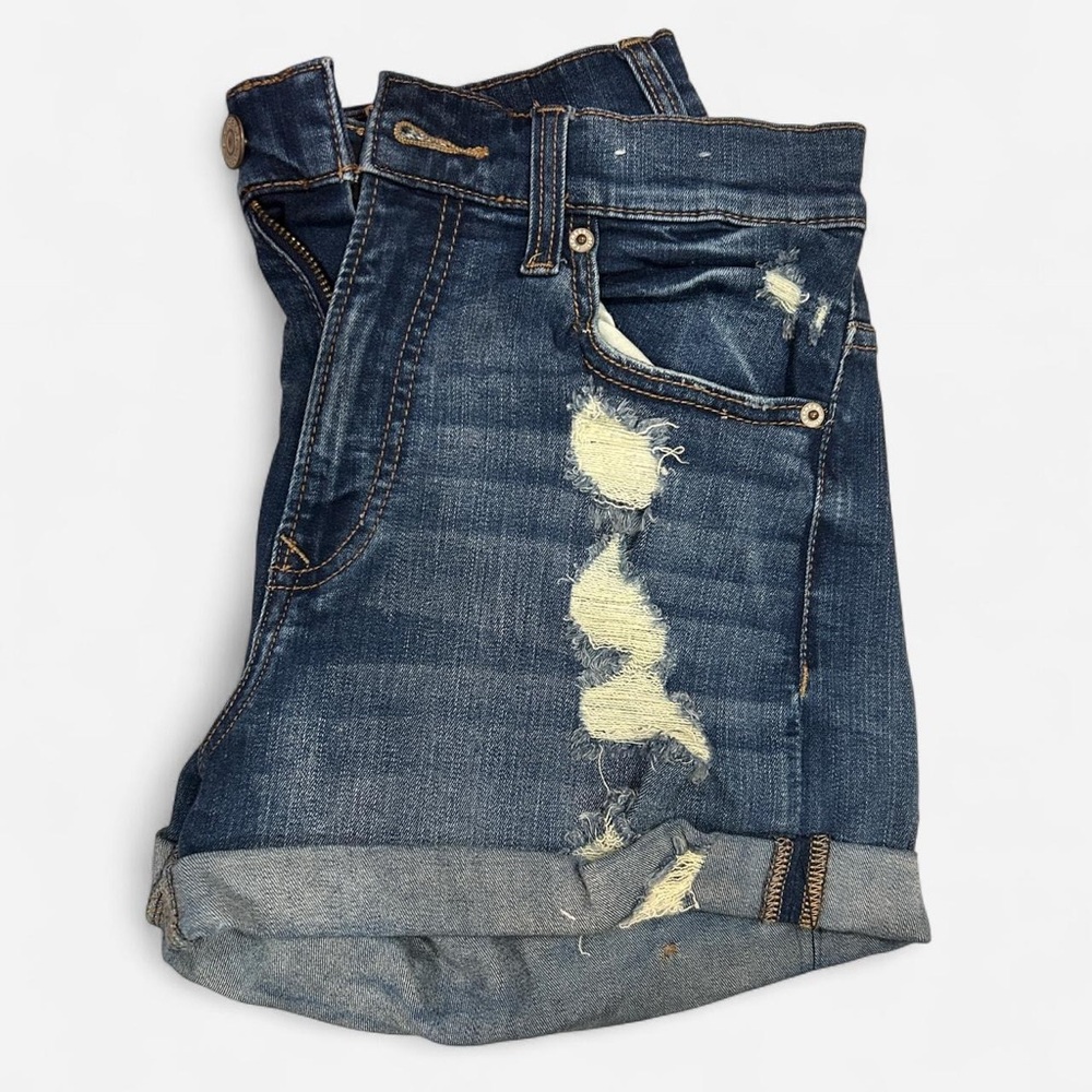Express Dark Blue Boyfriend Jeans